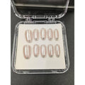 1038- Handmade press on nails fake nails removable Handmade Drawing Nails