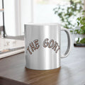 GOAT Metallic Mug - Stylish Silver/Gold Coffee Cup for Trendsetters