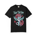 Tattoo Rose Dagger T-Shirt — 'Trust Nobody' Graphic Tee