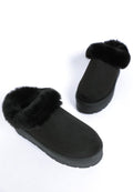 Aniso Faux Fur Slip On Snow Boots