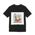 Santa in Ugly Knit Tee | ugly Christmas sweater, festive gag sweater