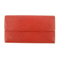 Louis Vuitton Red Epi Leather Long Wallet #5164