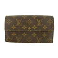 Louis Vuitton Monogram Canvas Brown Sarah Wallet #5365