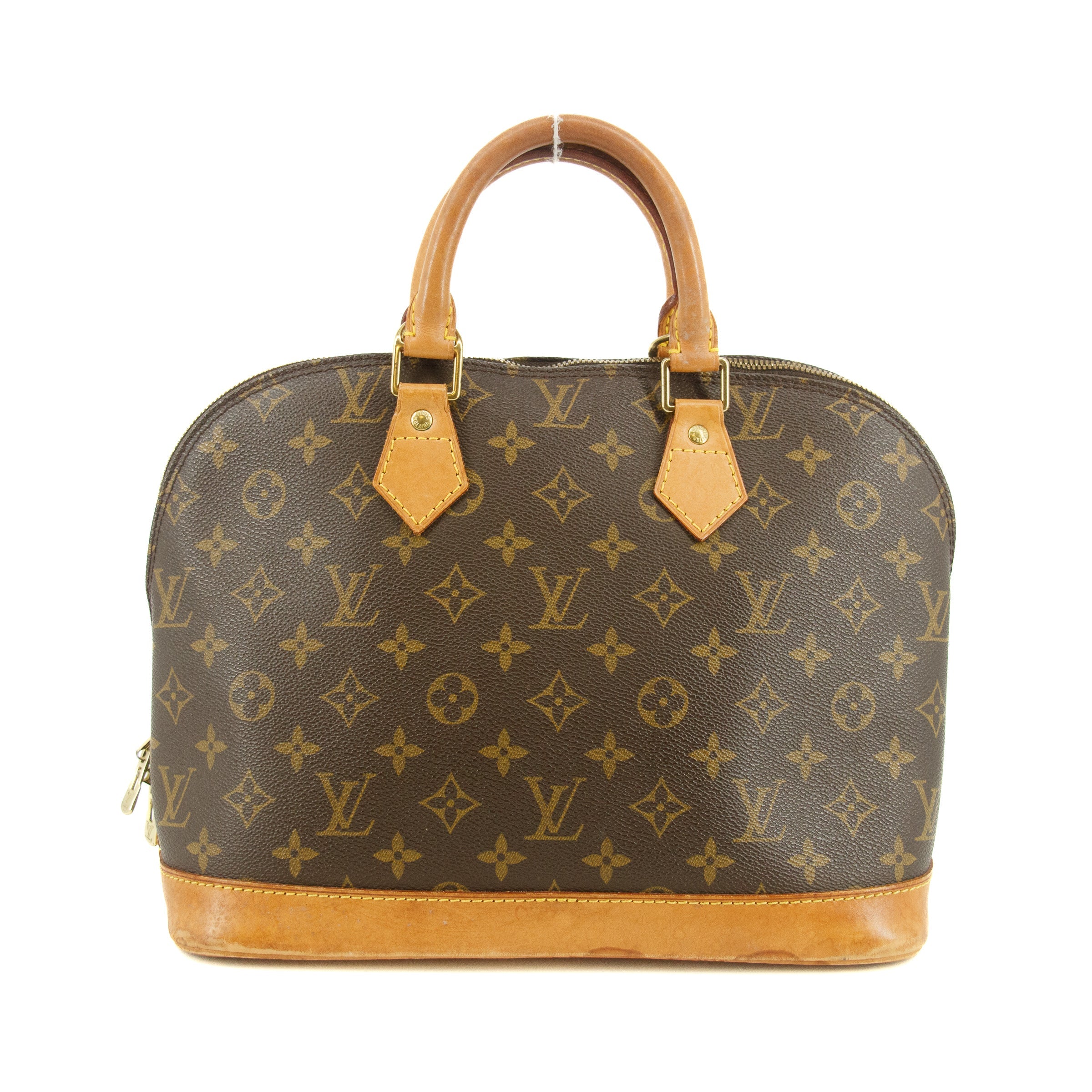 Louis Vuitton Monogram Canvas Brown Alma Top Handle Bag  #5778