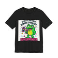 Rumormonger Frog T‑Shirt – "World’s Greatest Rumor Spreader" Funny Graphic Tee