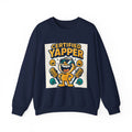 Certified Yapper Crewneck Sweatshirt - Funny Podcaster Microphone Graphic