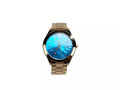 Michael Kors Slim Runway Stainless Steel Watch MK3494 Ocean Blue Gold NO BOX