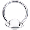 16G 3/8 Outer Space Planet Saturn Hinged Segment Ring