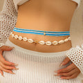 Mermaid Princess Shell Beads Waist Chain Beach Ocean Wind Waist Chain Starfish Body Chain