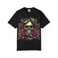 Gothic Rose Skull & Snake T-Shirt