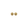 Versace Black Metal Earrings