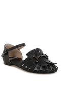 Ramita Horsebit Fringe Flat Sandals