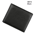 Men's Anti-Scanning RFID High-Capacity Credit Card Holder Made From First-Layer Cowhide Leather