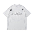 Letter printed short sleeved T-shirt men's loose sportswear American fashion brand niche summer round neck T-shirt top