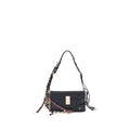 Prada Black Calf Leather Bos Taurus Shoulder Bag