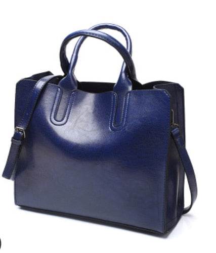 Vintage PU Bags Women Messenger Bags High Quality Oil Wax Female Leather Handbags Ladies Shoulder Bag