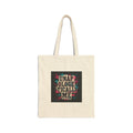 Unapologetically Me Canvas Tote Bag – Bold Retro Typography Reusable Shopper