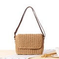 She Said Crossbody Hand-Woven Bag Mori Mori Beach Vacation Straw Bag