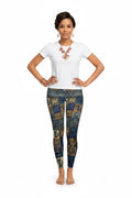 garment print Leggings — Vintage Egyptian Art All-Over Print