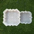 Plastic cement floor tile mold garden greening road concrete color brick mold box combined cement brick mold