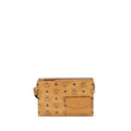 MCM Brown Canvas Shoulder Bag