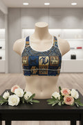 Garment Print Sports Bra