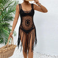 New Crocheted Women's Hollow Beach Dress
