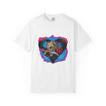 Skull Rose Graphic T-Shirt — Vintage Gothic Heart Design