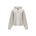 Balenciaga White Cotton Sweatshirt