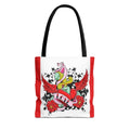 Love Anchor Tattoo Tote Bag — Retro Heart & Wings Beach Tote