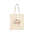 You Are Enough Tote | compassion affirmations, its okay print
