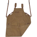 Long heavy-duty canvas tool apron, carpenter apron, carpenter 16 ounces, fully adjustable, no need for waxing