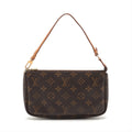 Louis Vuitton Monogram Canvas Pochette Accessories Brown Shoulder Bag #3268