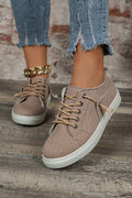 Mallory Criss Cross Slip On Canvas Flats