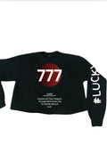 Lucky #777 Crop-top Sweatshirt