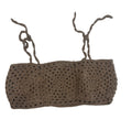 Planet Sea - Beige Crochet Square Tops