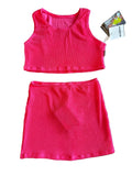 Limeapple - Crinkle Skirt and Top Set