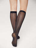 Conte Lines 30 Den - Fantasy Knee-Highs for Women (24S-8SP)