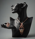 iamevibez Black Onyx And Pyrite Dual Stone Set