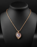 Custom iamevibez Wire Wrapped Amethyst point Necklace