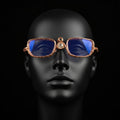 Custom Pure Copper iamevibez Wire wrapped 5ct Moissanite Glasses