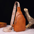Retro Casual Women Chest Bag Solid Color Crossbody Bag Bohemian Waist Bag