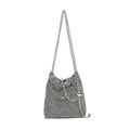 Rhinestone Full Diamond Small Golden Balls Shoulder Bag Diamond Embedded Dinner Messenger Bag for Women