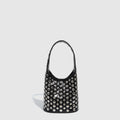 Rivet Large Bag Large Capacity Office Bag Portable Shoulder Bag Steampunk Women Bucket Bag