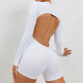 Sexy Backless Tight Yoga Jumpsuit High Elastic Sports One Piece Beauty Back Yoga Fitness Jumpsuit