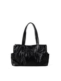 Stylish Metallic Hobo Tote Purse - Summer Design Large Capacity Multi-Compartment Shoulder Bag for Women