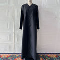 Arrival Designer Model Graceful Embroidery Mid Length Robe Trench Coat