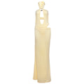 Summer Women Clothing Solid Color Sexy Cutout Halter Slim Fit Jumpsuit Sheath Skirt Set