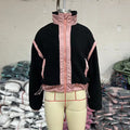 Stand Collar Fall Winter Jacket Coat Outdoor Lambswool Cardigan Zipper Coat