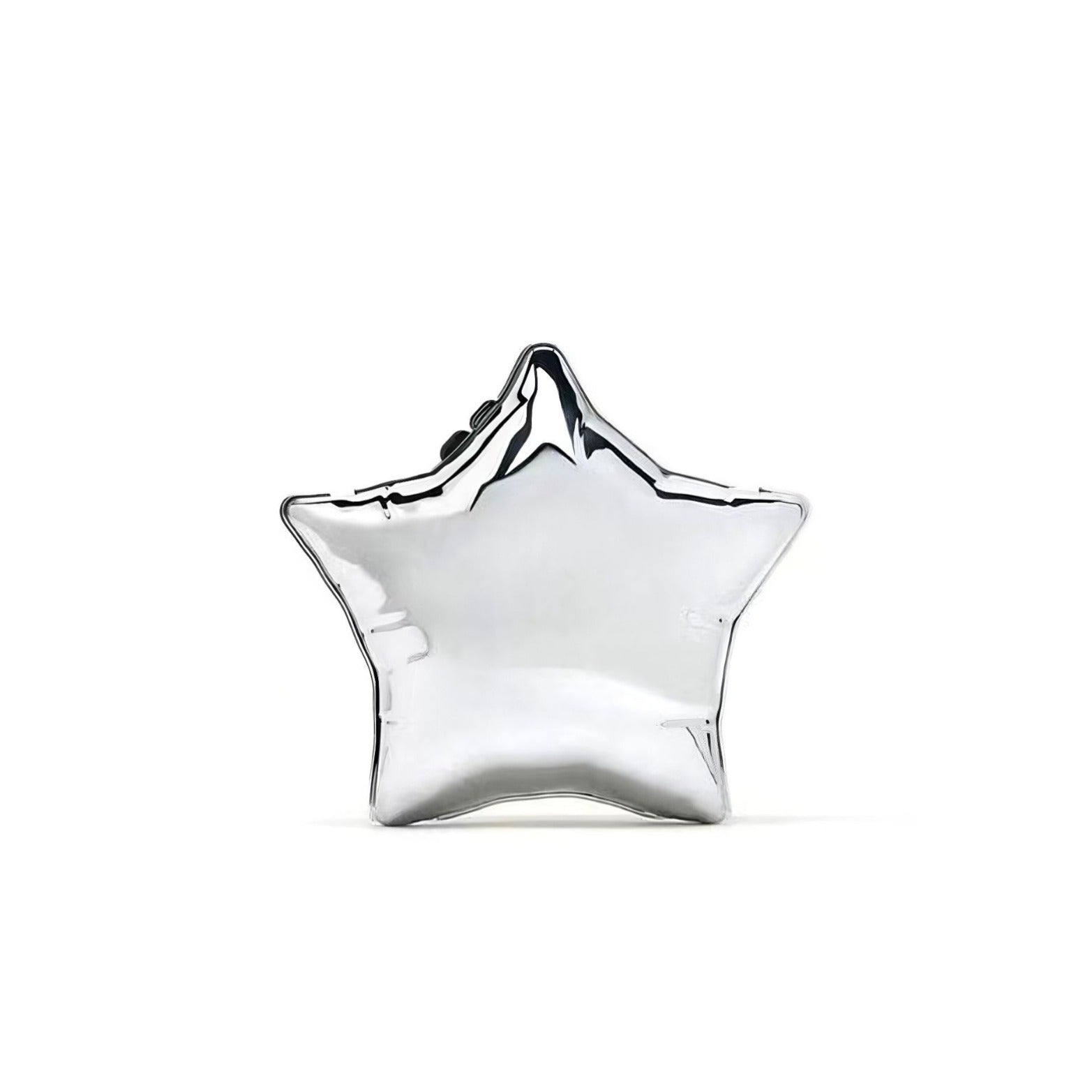 Silver Pentagram Chain evening Bag, Acrylic Mini Change, Key Lipstick Purse, Crossbody Prom Bag, Party Purse, Prom Bags Clutch, Wedding Purse